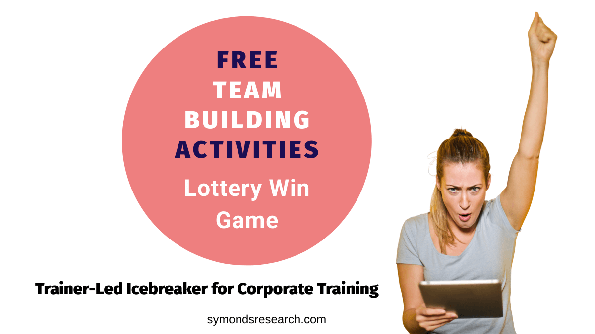 Big Lottery Win icebreaker activity for corporate training and team-building workshops