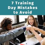 Corporate team celebrating successful workshop – avoiding common training day mistakes