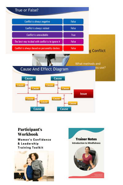 Ready-to-use training materials